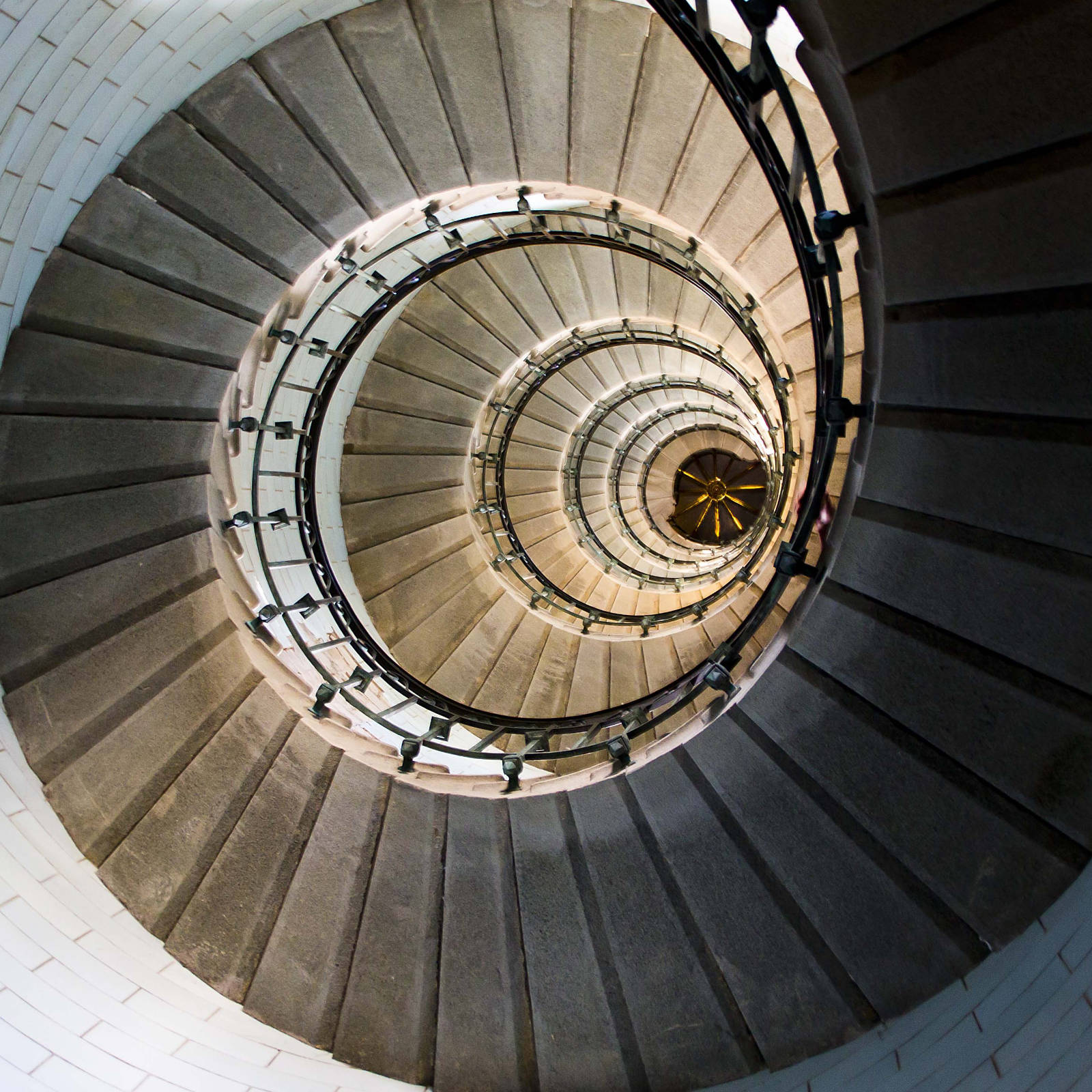 a spiral staircase